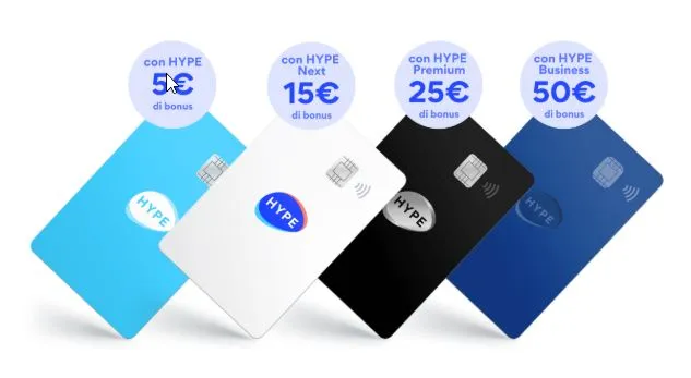 Hype: Bonus di benvenuto fino a 50€